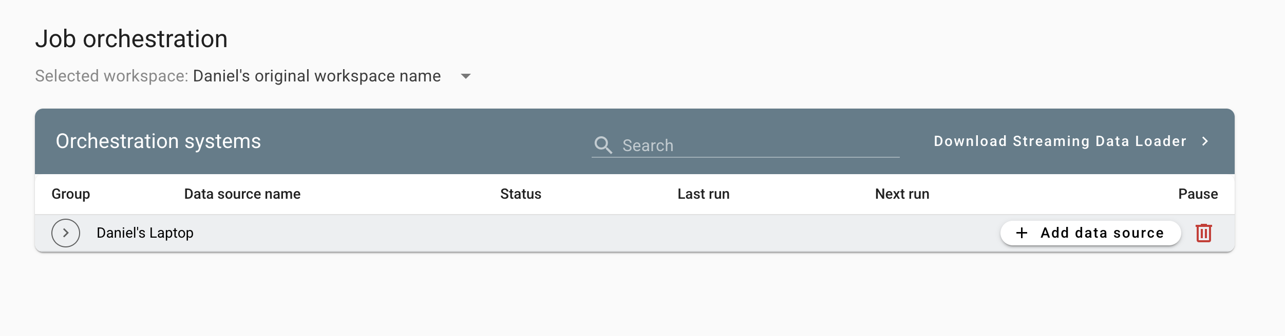 add data source