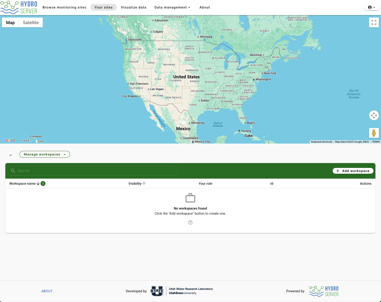 Fresh sites page