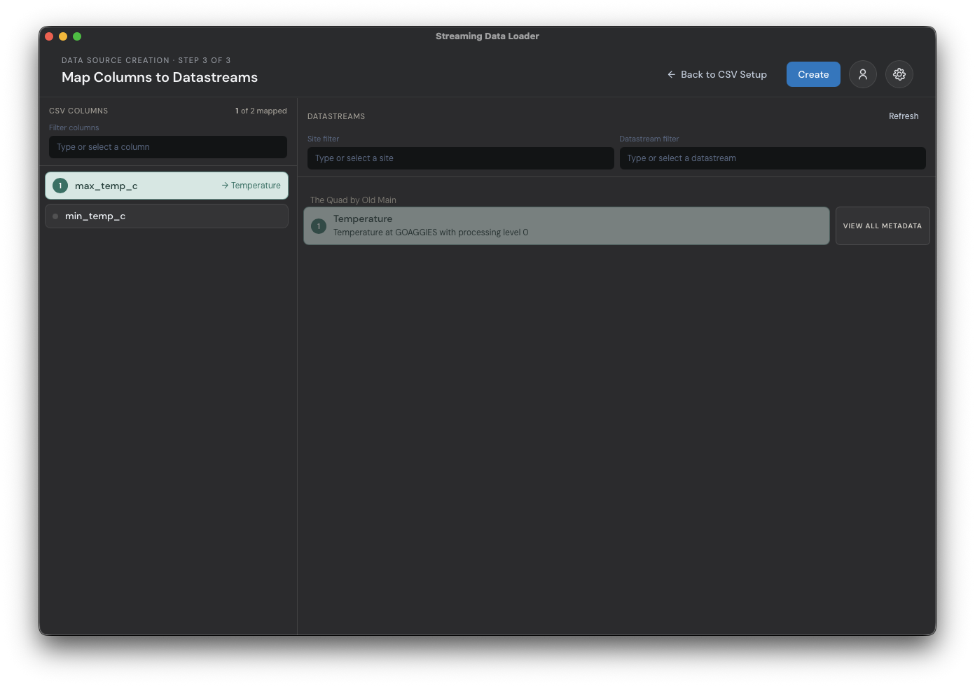 streaming data loader