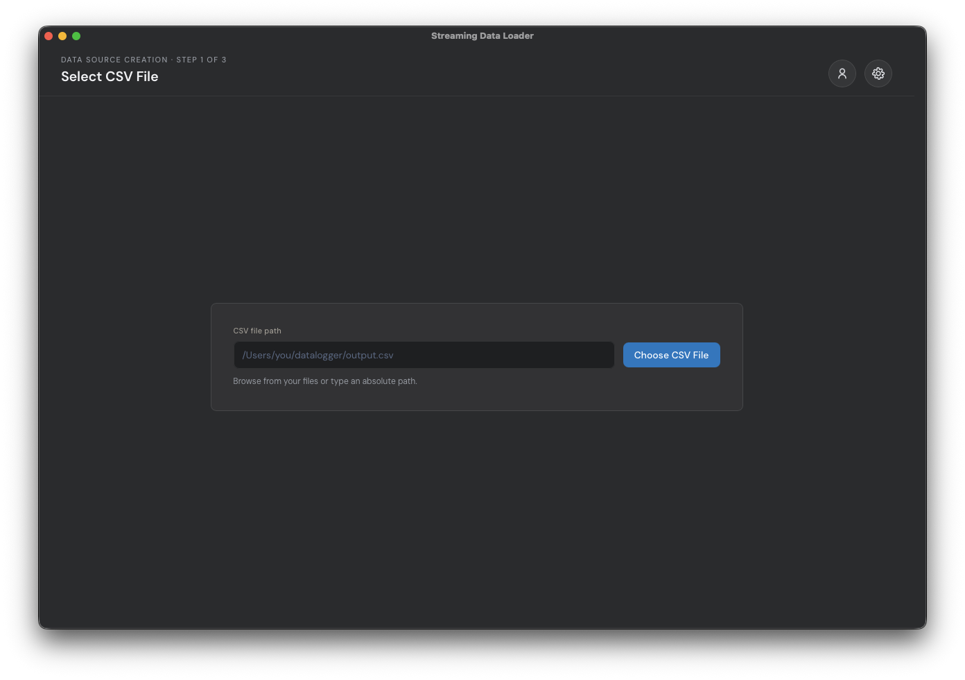 streaming data loader